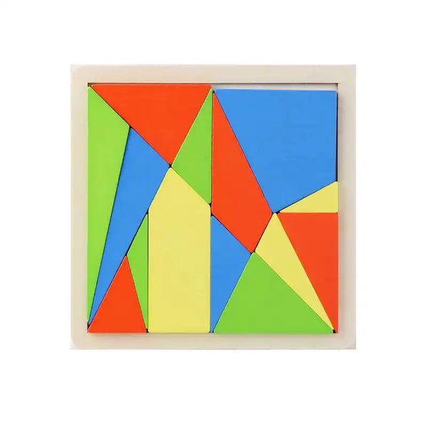 Wooden Puzzles - Educational Math Tangram Game 13