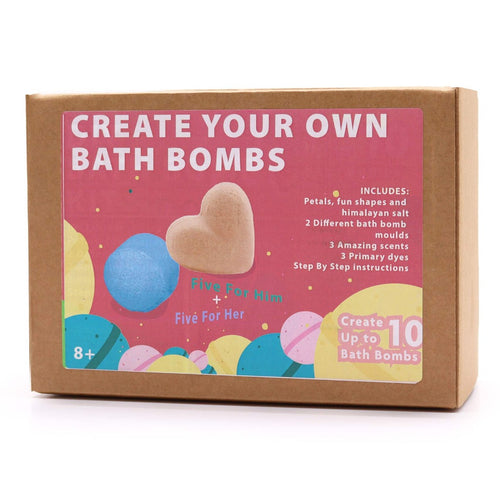 Bath Bomb Kit - Make Your Own Bath Bombs Set - DIY Bath Bomb Gift Set