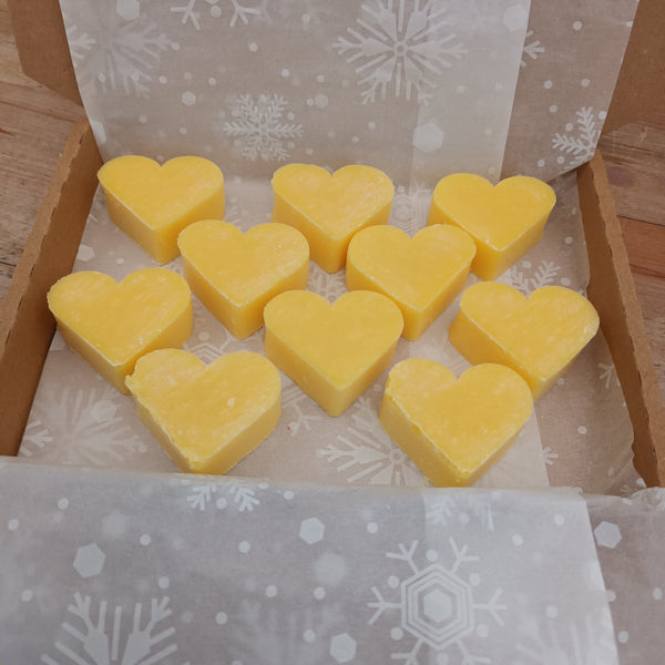Heart Shaped Scented Guest Soaps - Box of 10 - SLS & Paraben Free - Soap Gift 1