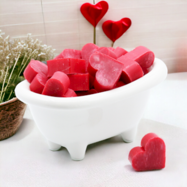 Heart Shaped Scented Guest Soaps - Box of 10 - SLS & Paraben Free - Soap Gift 6