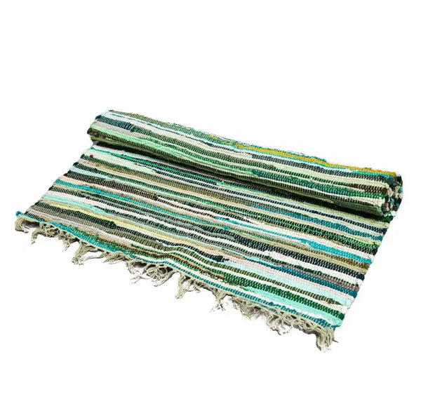 Sustainable Rugs - Luxury Indian Rag Rugs - Eco-Friendly Recycled Cotton Rugs 2