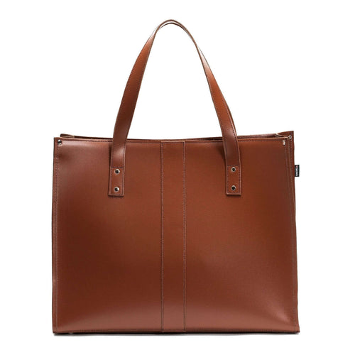 Handmade Leather Shopper - Chestnut