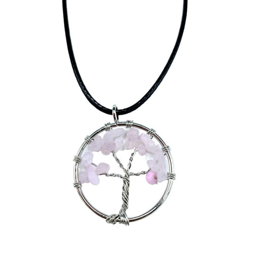 Gemstone Necklace Pendants - Tree of Life Jewellery - Spiritual Gifts