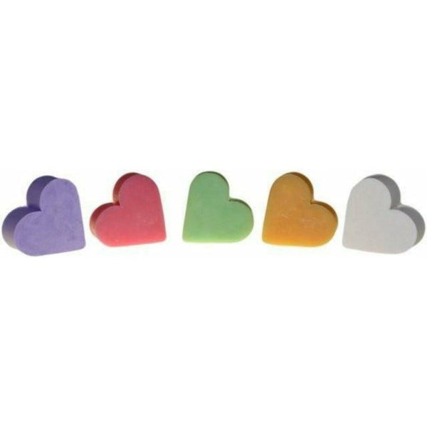 Heart Shaped Scented Guest Soaps - Box of 10 - SLS & Paraben Free - Soap Gift 10