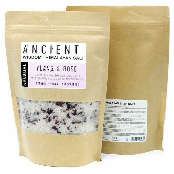 Ancient Wisdom - Aromatherapy Himalayan Natural Bath Salt Blends - Vegan-Friendly 0