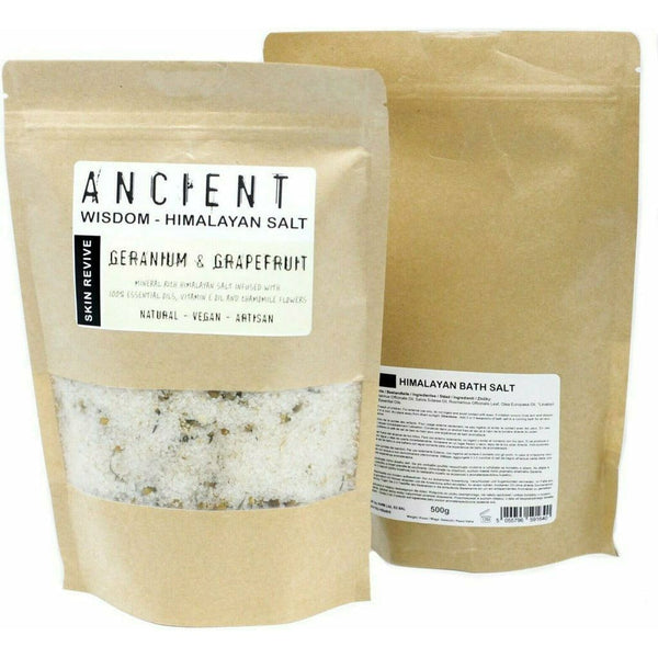 Ancient Wisdom - Aromatherapy Himalayan Natural Bath Salt Blends - Vegan-Friendly 5