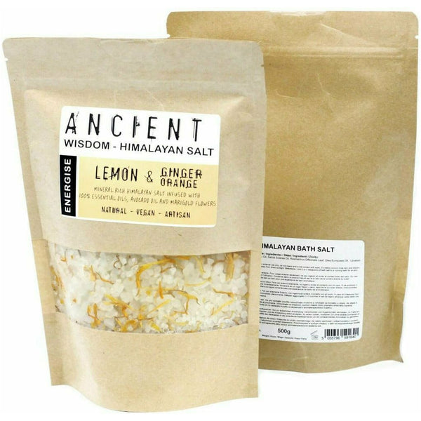 Ancient Wisdom - Aromatherapy Himalayan Natural Bath Salt Blends - Vegan-Friendly 2