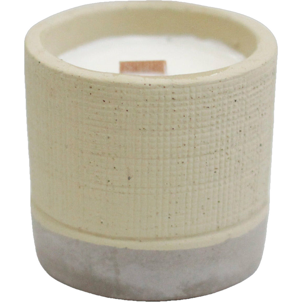Concrete Wooden Wick Soy Wax Candles  - Long Burning - 6 Great Scents 8