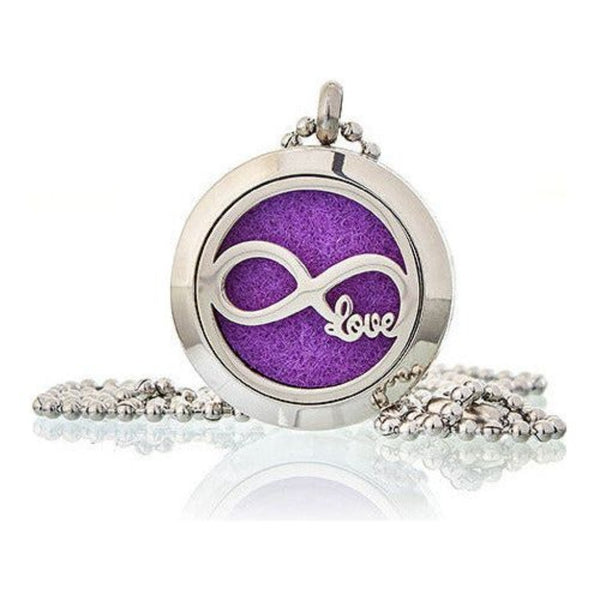 Ancient Wisdom - Infinity Love Aromatherapy Necklace & Oils Gift Set 4