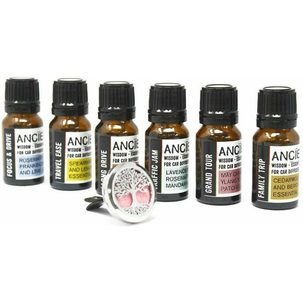 Aromatherapy Blends for Car Diffusers - Natural Essential Oil Blends for Travel 0