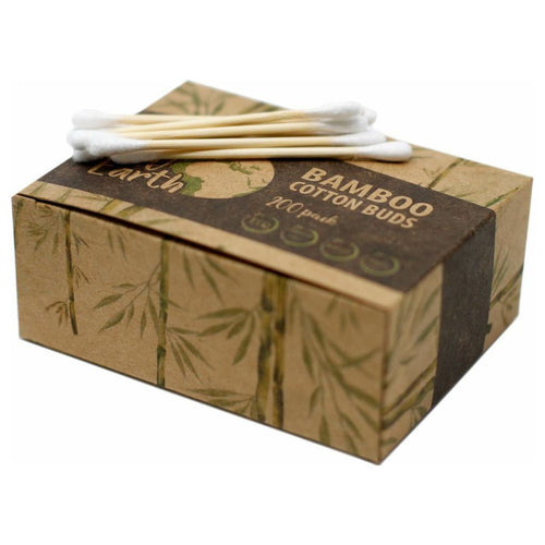 AW Earth - Eco Friendly Sustainable Bamboo Cotton Buds - Box of 200