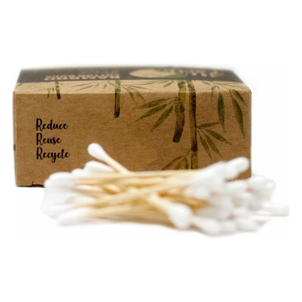 AW Earth - Eco Friendly Sustainable Bamboo Cotton Buds - Box of 200 2