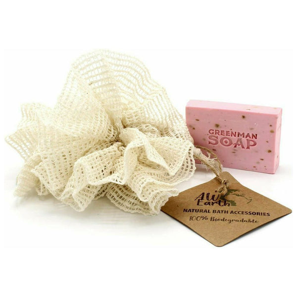 AW Earth - Eco Friendly Biodegradable Nature Bath & Shower Scrunchy - Rami 1