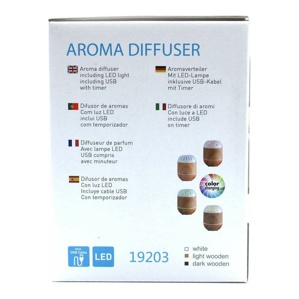 Aroma Diffuser Essential Oil Atomiser - USB - Colour Change - Timer 3