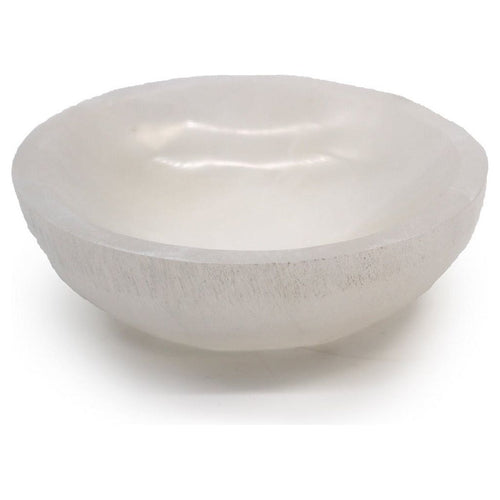 Decorative Bowls - Natural Moroccan Selenite Crystal - 9 Shapes & Sizes