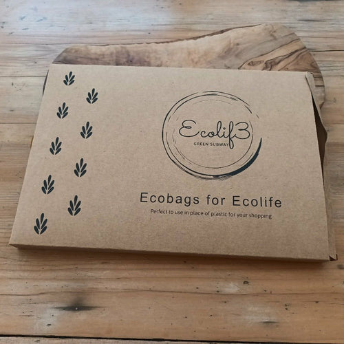 Ecolif3 - Organic Beeswax Food Wrap and Bags Storage Kit - Plastic Free