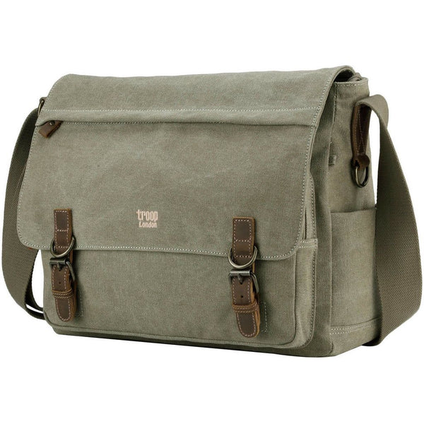 Troop London - Classic - Canvas Laptop Messenger Bag - Available in 5 Great Colours 4