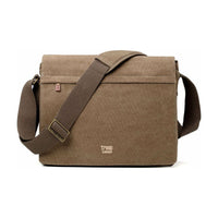 TRP0240 Troop London Classic Canvas Laptop Messenger Bag - 16.5'' Diag