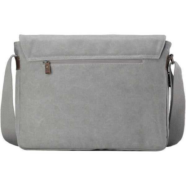 Canvas Laptop Messenger Bag - Troop London Classic  - 18 Diagonally 3