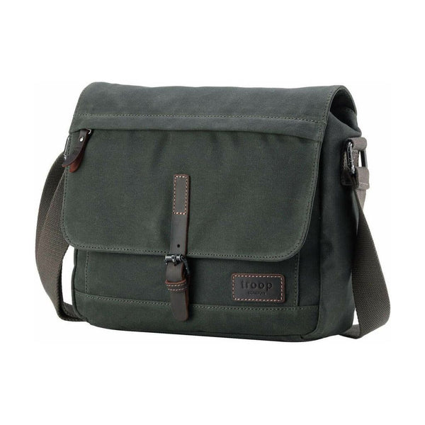Canvas Messenger Bag - Tablet Friendly Troop London Heritage Bags 0