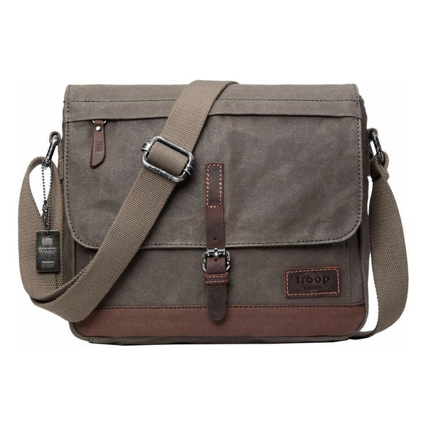 Canvas Messenger Bag - Tablet Friendly Troop London Heritage Bags 7