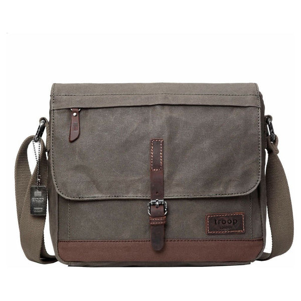 Canvas Messenger Bag - Tablet Friendly Troop London Heritage Bags 15