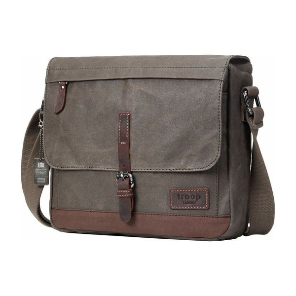 Canvas Messenger Bag - Tablet Friendly Troop London Heritage Bags 14