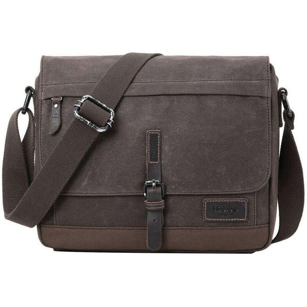 Canvas Messenger Bag - Tablet Friendly Troop London Heritage Bags 5