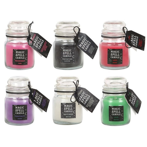 Magic Spell Candle Jar Gift Set - Set of 6 Scented Jar Candles