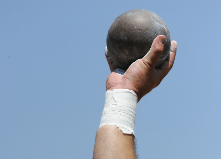 Which grip product is best for shot put?