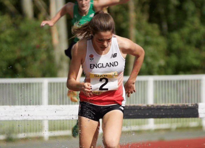 Steeplechase training with Maisie Grice