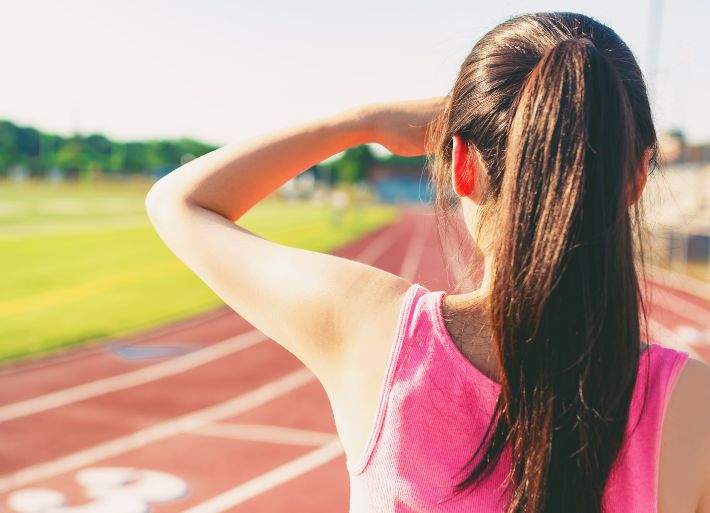 Athletics facilities manager on track