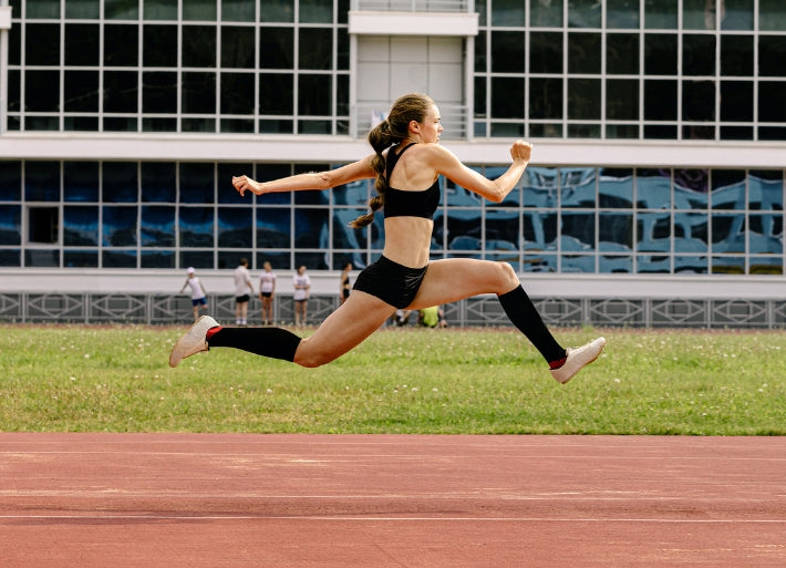 Female athlete on track