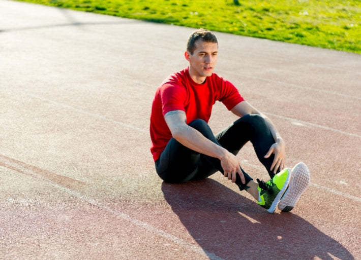 Athletic Man Resting