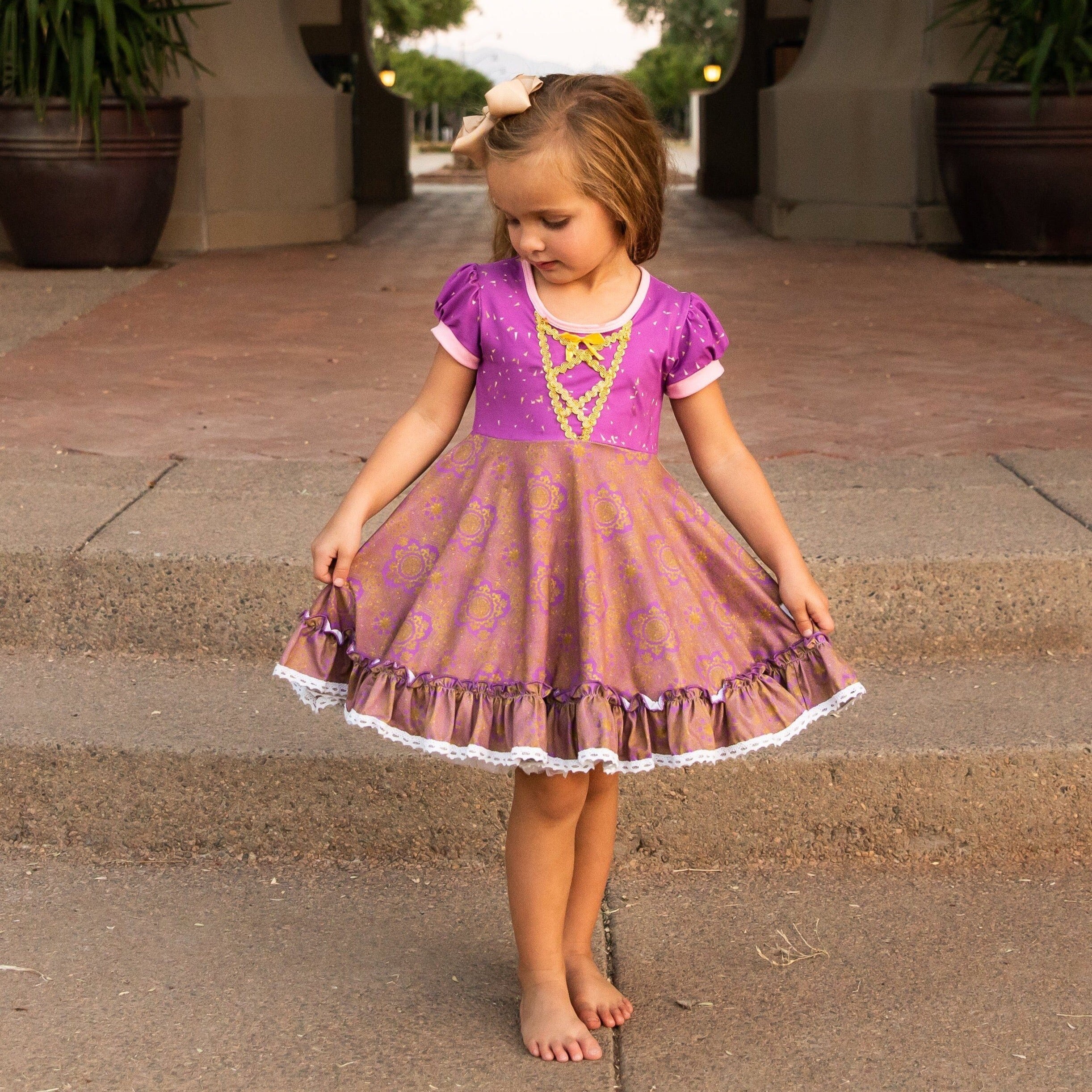 Rapunzel Dress-Up Twirl Dress – Just For Littles®️