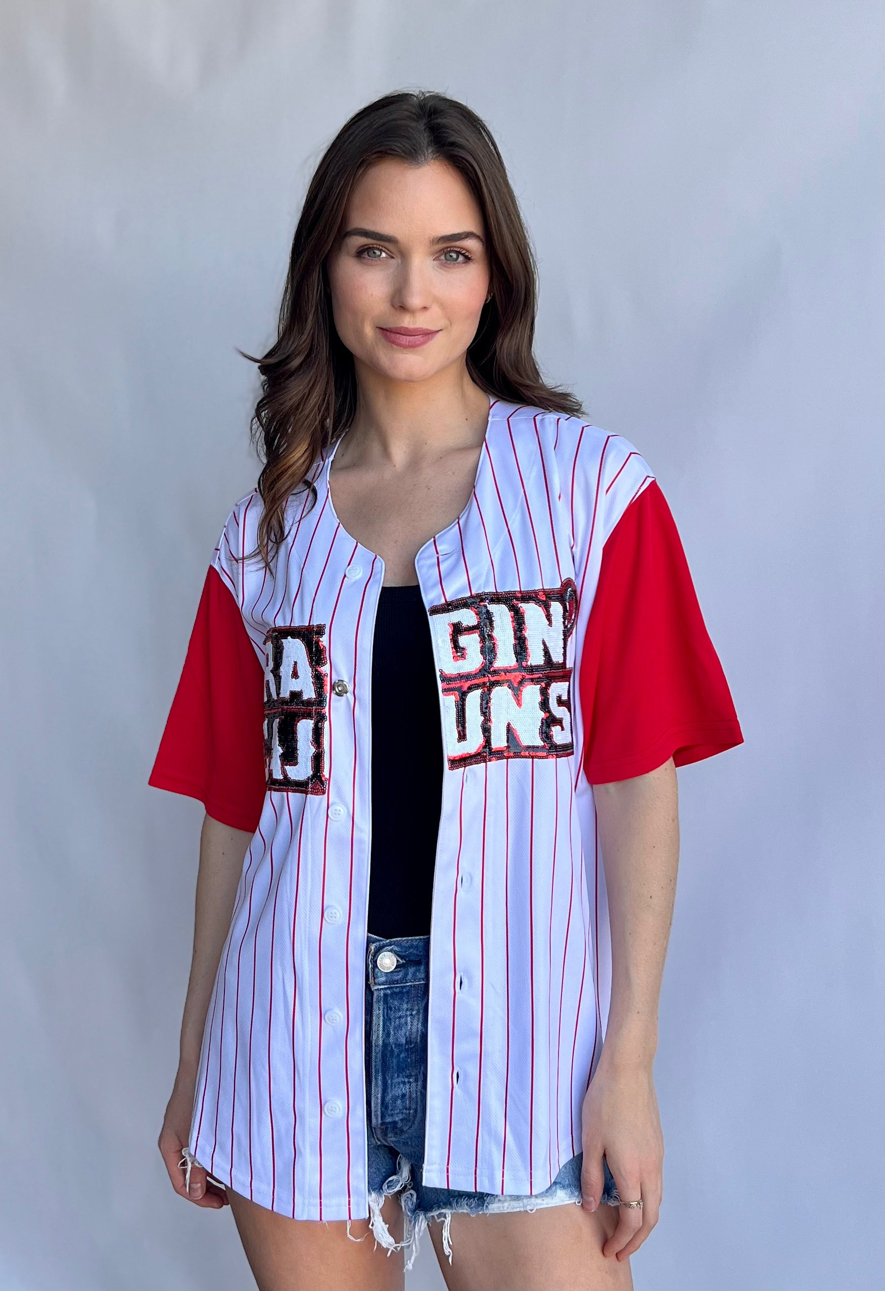 Ragin Cajuns Pinstripe Uniform ULL
