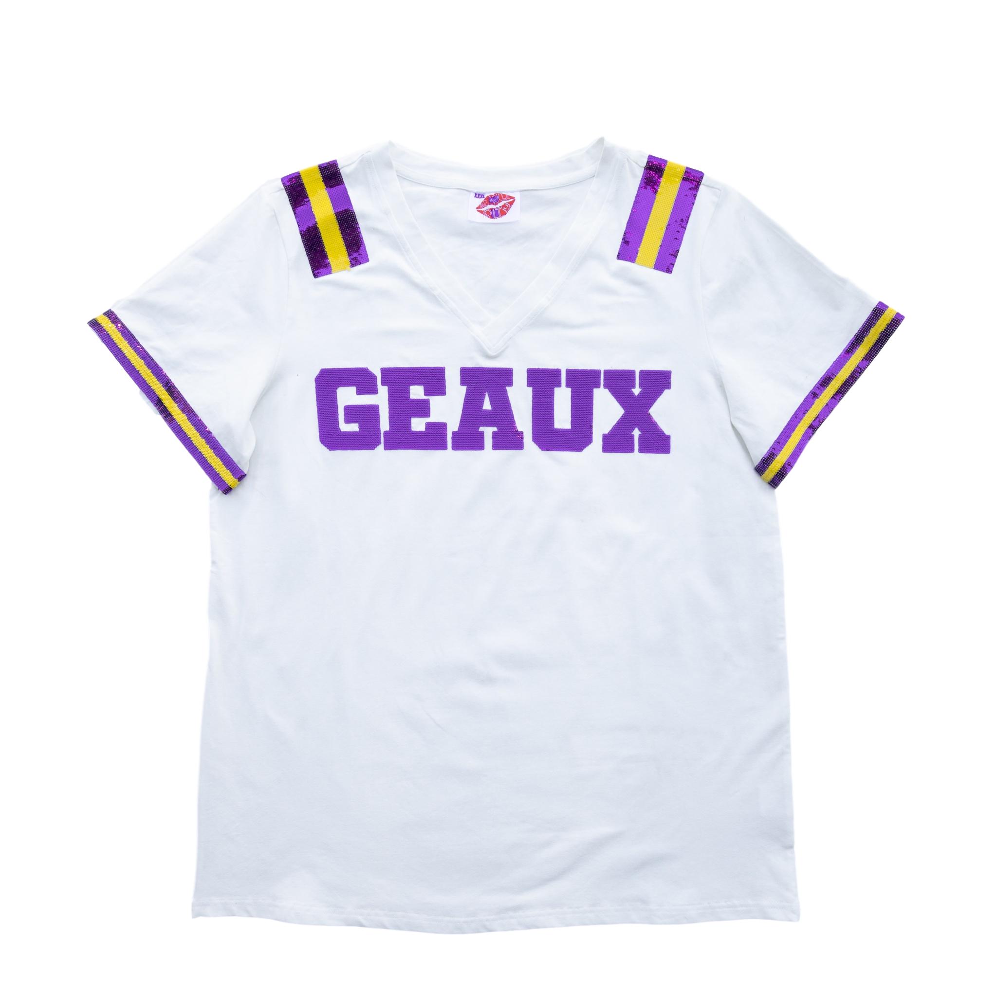 B&B Dry Goods Baseball Geaux Streauxs Star T-Shirt - Orange