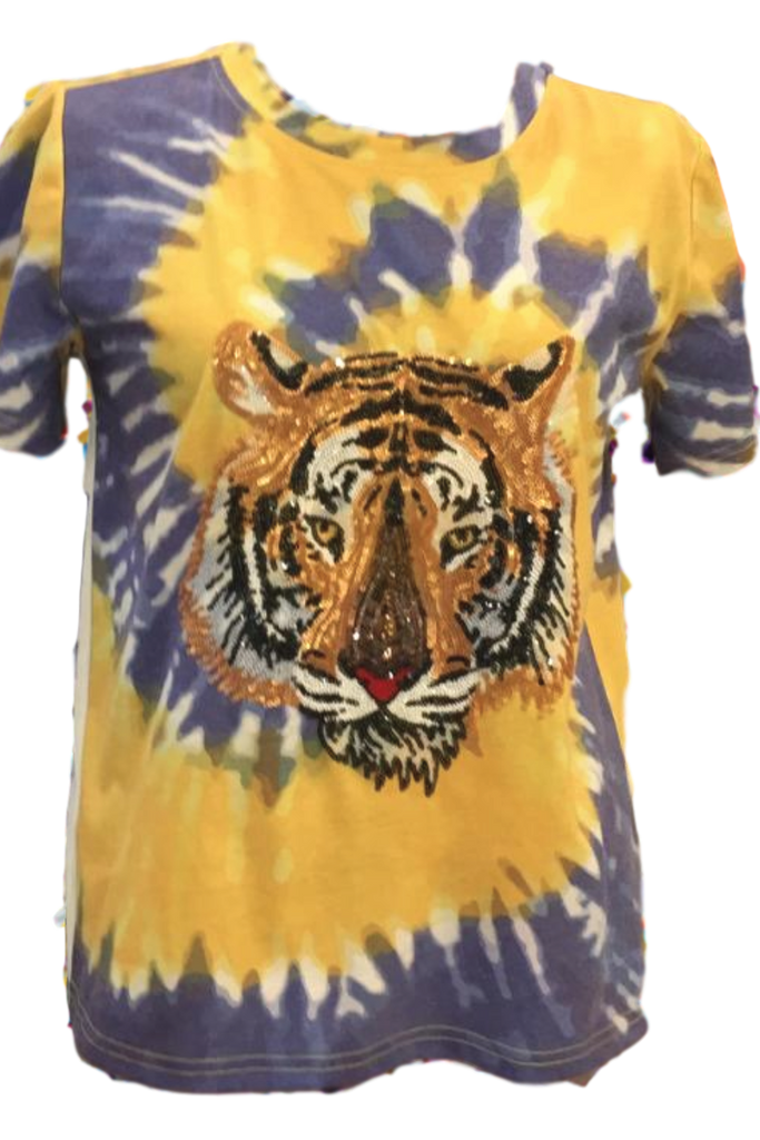 tie dye tiger shirt