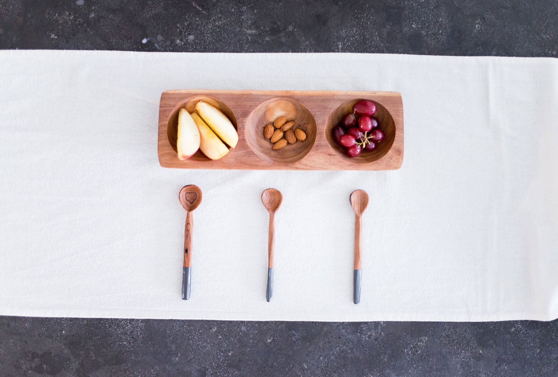 Natural Chevron Table Runner