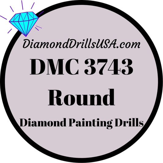 DiamondDrillsUSA - DMC 413 SQUARE 5D Diamond Painting Drills Beads DMC 413  Dark Pewter