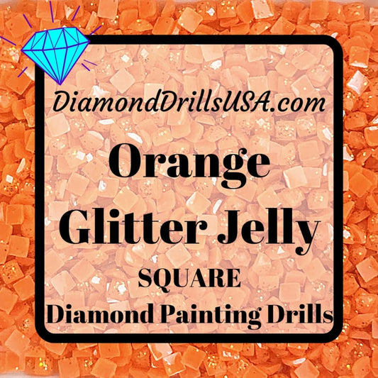 DiamondDrillsUSA - ALL 28 Jelly Glitter SQUARE Drills 5D Diamond Painting  Drills Beads