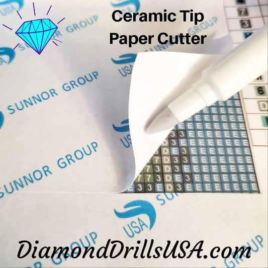 DiamondDrillsUSA - Pink Ceramic Tip Paper Cutter Pen No Razor Easy Cover  Sections