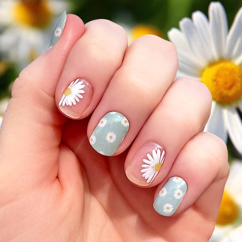 Nail Stickers by Polish Me Silly The Pretty Hot Mess Hippie Flowers