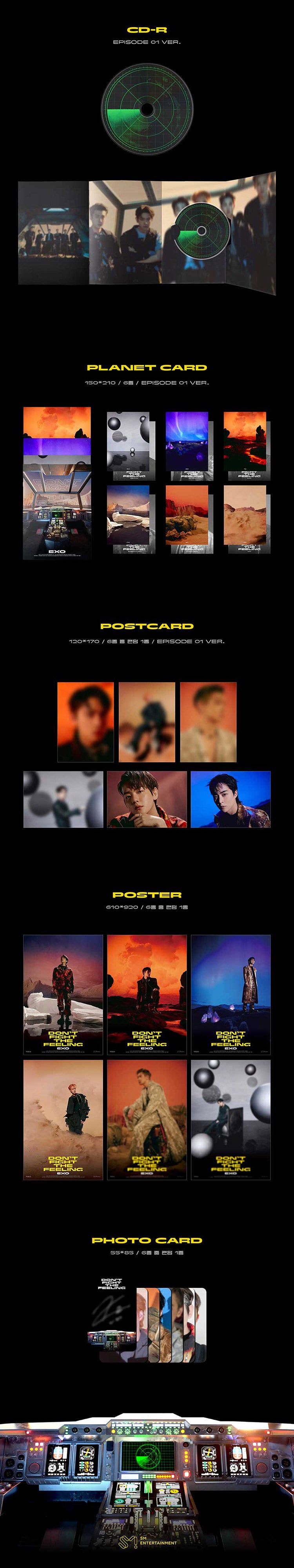 EXO - Special Album [Don't Fight The Feeling] Photo Book Ver.1