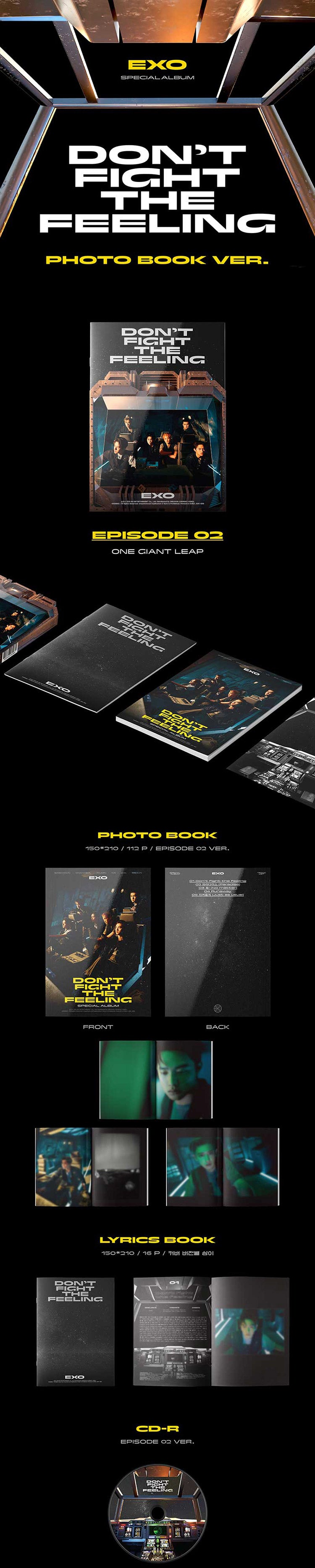 EXO - Special Album [Don't Fight The Feeling] Photo Book Ver.2