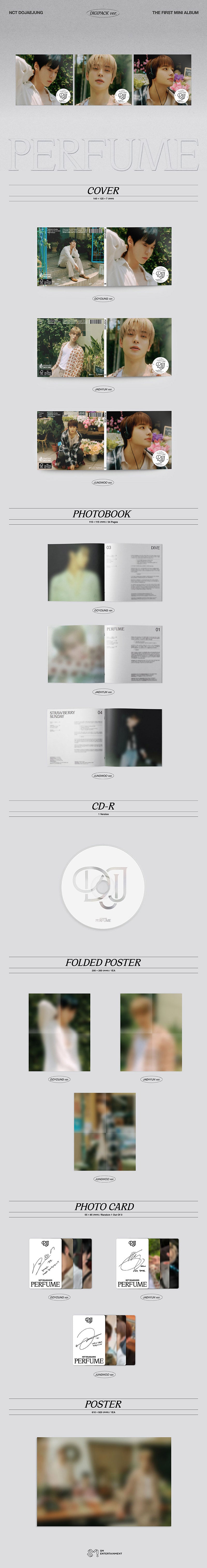 NCT DOJAEJUNG - 1st mini Album [Perfume] DIGIPACK Ver.