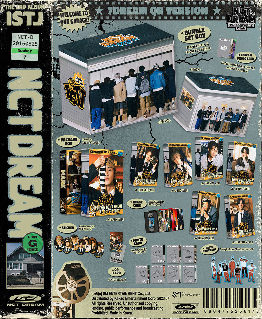 NCT DREAM - 3rd Full Album [ISTJ] 7DREAM QR Ver.