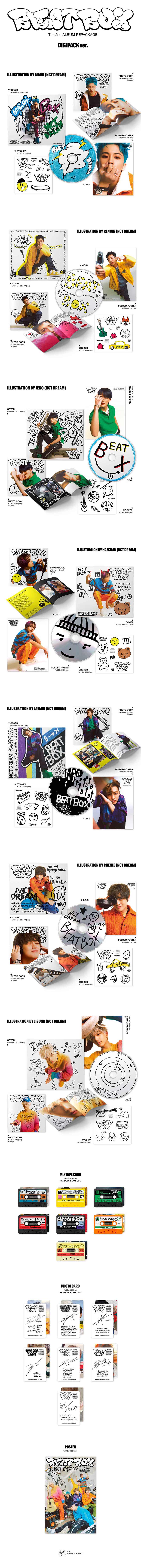 NCT DREAM - 2nd Regular Album Repackage [Beatbox] Digipack Ver.