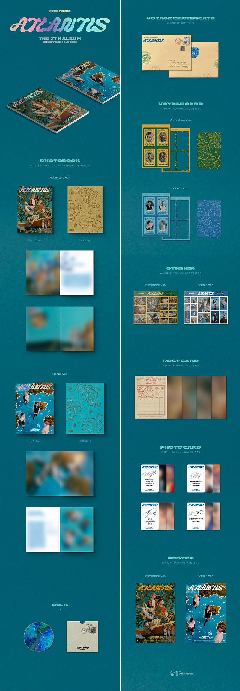 SHINee - 7th Album Repackage [Atlantis]