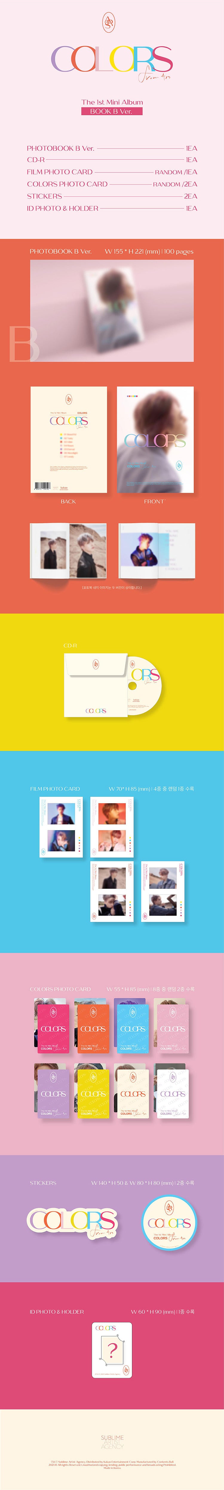 Youngjae - The 1st Mini Album COLORS from Ars